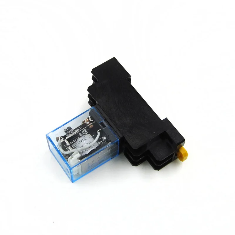Реле питания LY2NJ 12 В DC катушка миниатюрное реле DPDT 8 контактов 10A 240VAC LY2 HH62P JQX 13F с