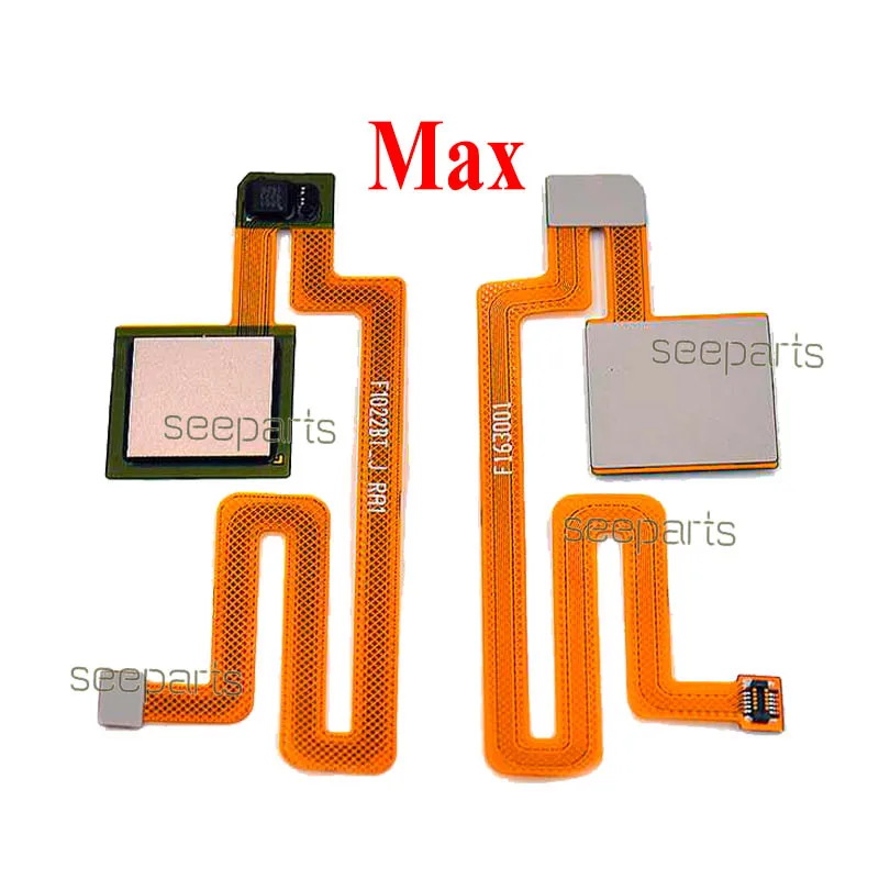 Кнопка датчика отпечатков пальцев для Xiaomi Mi MAX 3 кнопка распознавания сканер