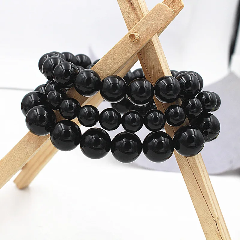 Браслет Yanting из натурального черного оникса ювелирные изделия для женщин и