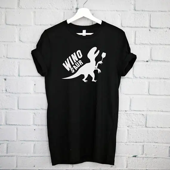 Winosaur футболка рубашка Winosaurus питьевая смешная винная для влюбленных вина винный