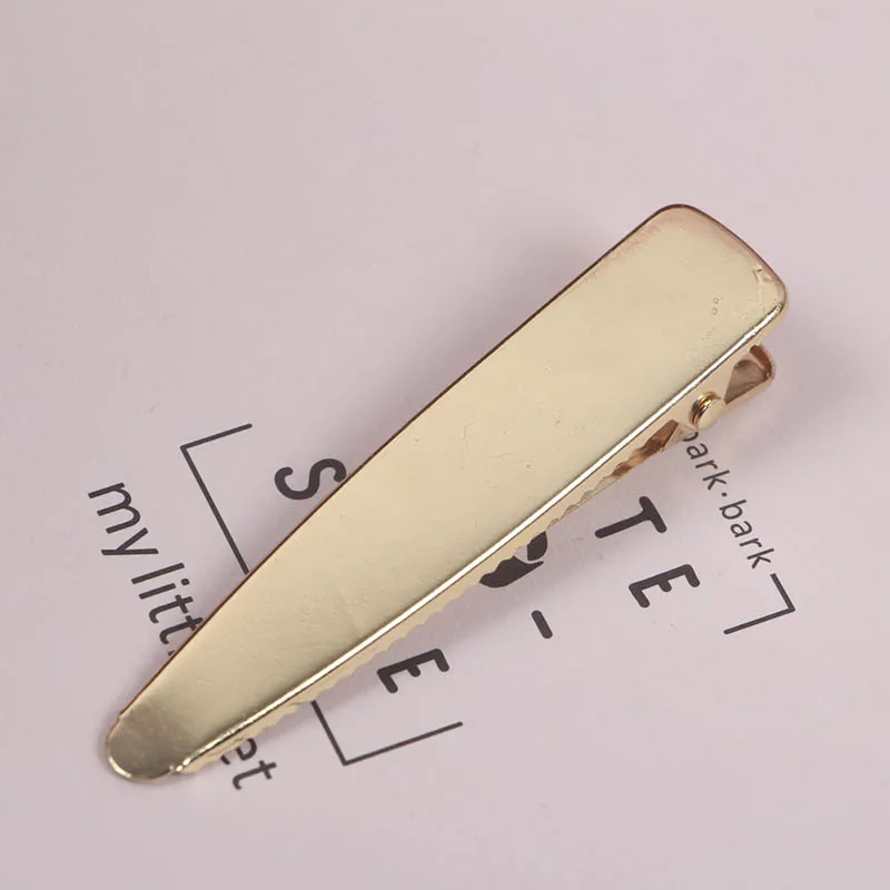 7.5cm thin gold 10 шт. родий золотой цвет заколки для волос модные корейские шпильки пустая основа заколки для волос для Diy ювелирных изделий жемчужные заколки для волос установка - Цвет: 7.5cm thin gold