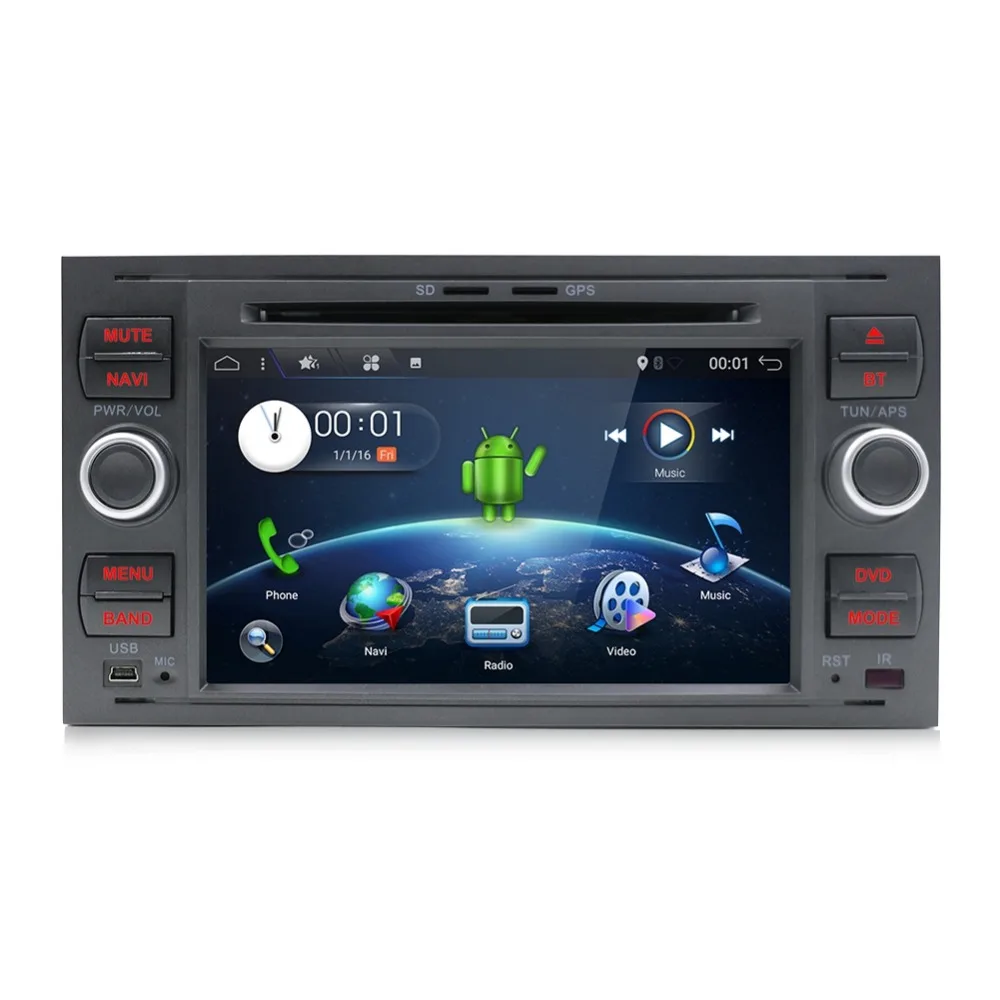 Автомагнитолы 2 Din Android 8 1 восемь Core автомобильный DVD gps Радио стерео для Ford Mondeo S max