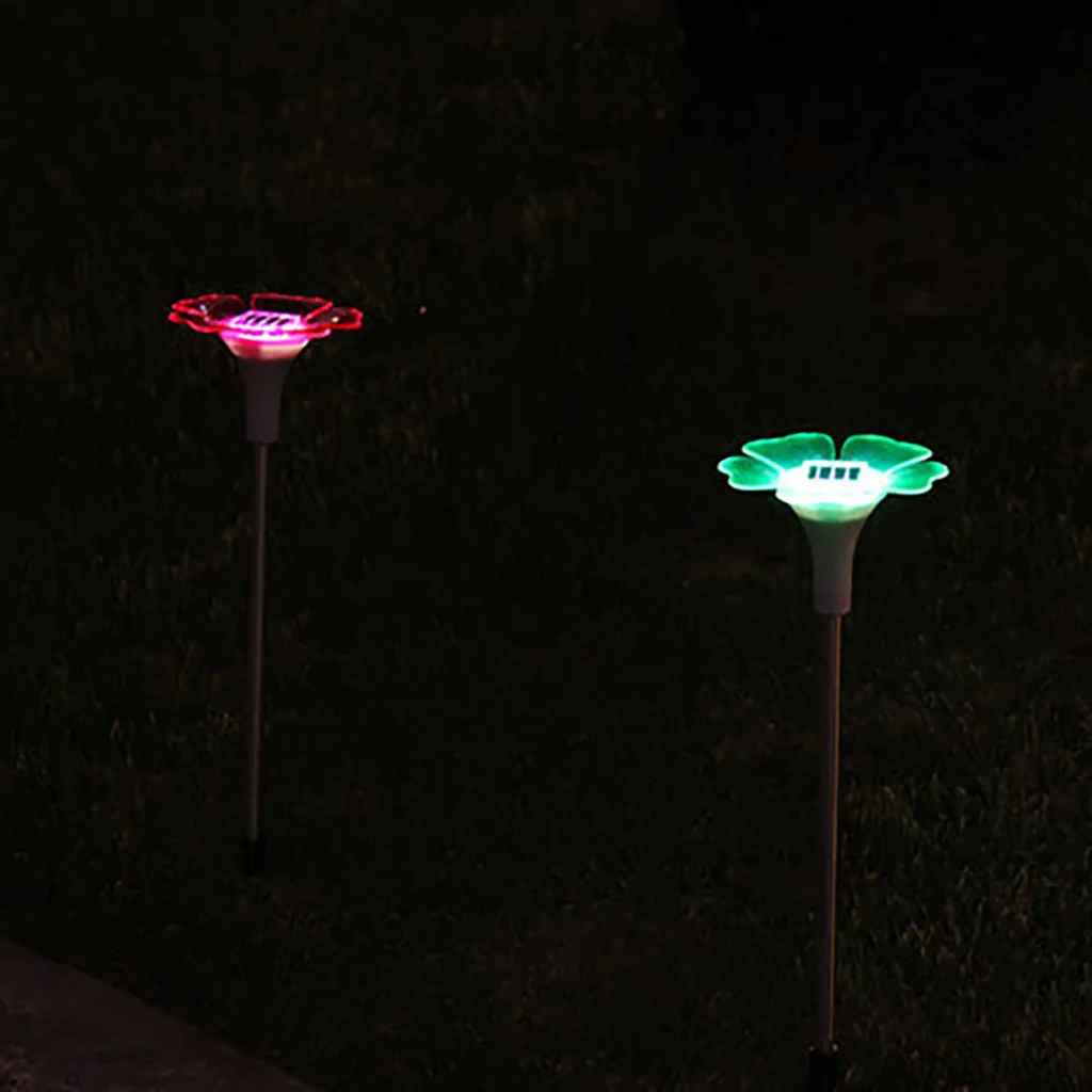 Солнечная энергия LED свет открытый сад Газон лампа Декор водонепроницаемый