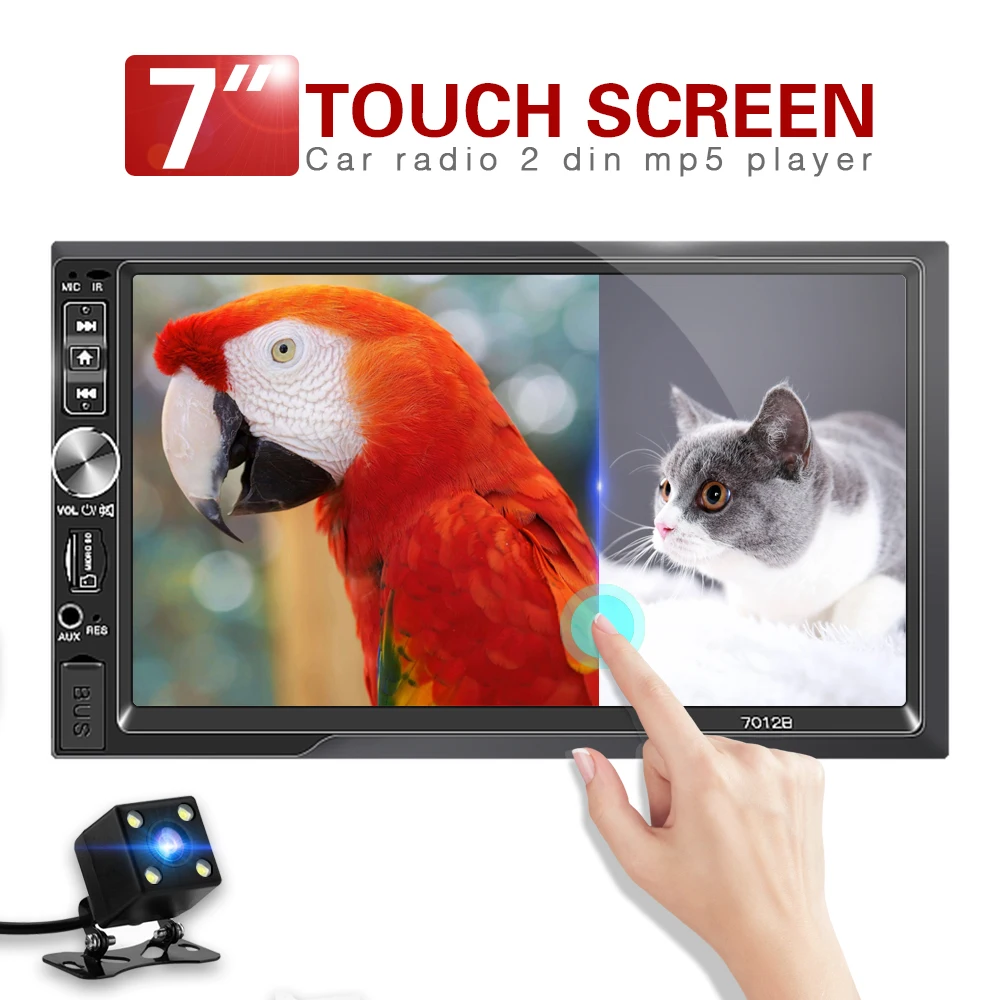 2din Авторадио автомобильное радио Playe 2 din 7 ''дюймовый ЖК сенсорный экран Bluetooth