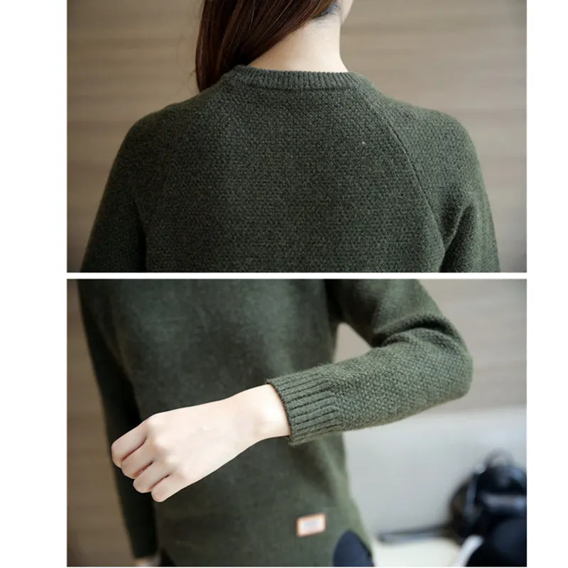 Korean Knitwear Women Sweater Autumn New Female Big Size Long Sleeve Womans Pullover Tops Harajuku Oversized Coat | Женская одежда