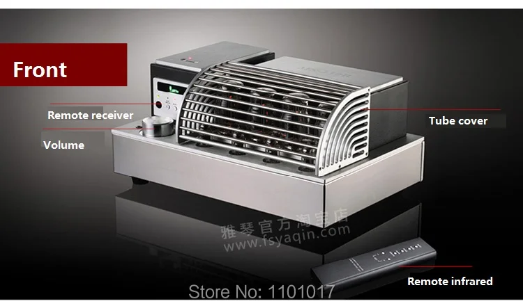 YaQin MS-110B KT88 push-pull ламповый усилитель HIFI EXQUIS ламповые усилители swith triod и ультра-линейный пульт дистанционного управления