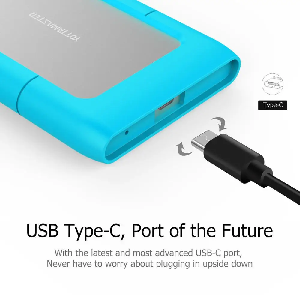 Yottamaster HDD чехол 2,5 дюймов SATA для USB 3,1 type C адаптер для samsung Seagate SSD коробка для жесткого диска внешний HDD корпус