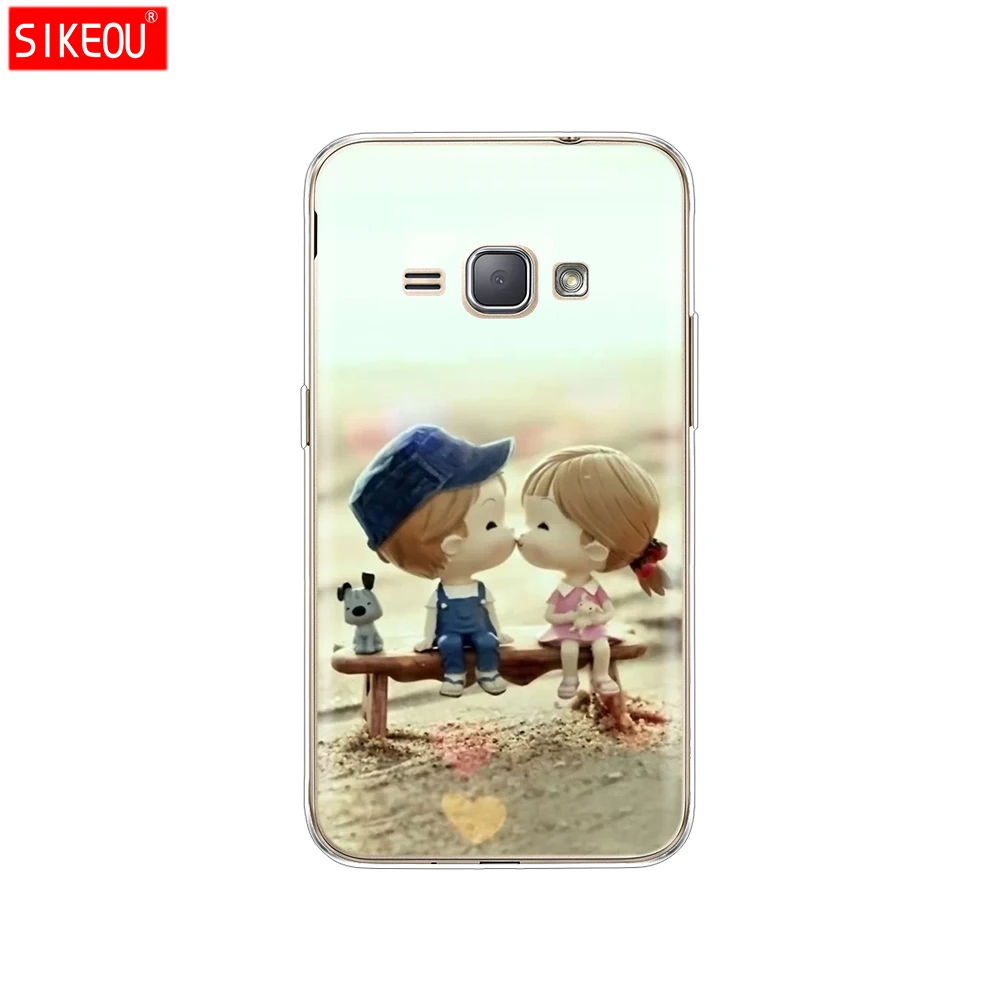 12088 Мягкий ТПУ чехол для Samsung Galaxy J1 J120 J120F SM-J120F задняя крышка 360 полная защитная Печать Прозрачный чехол цветок - Цвет: 12088