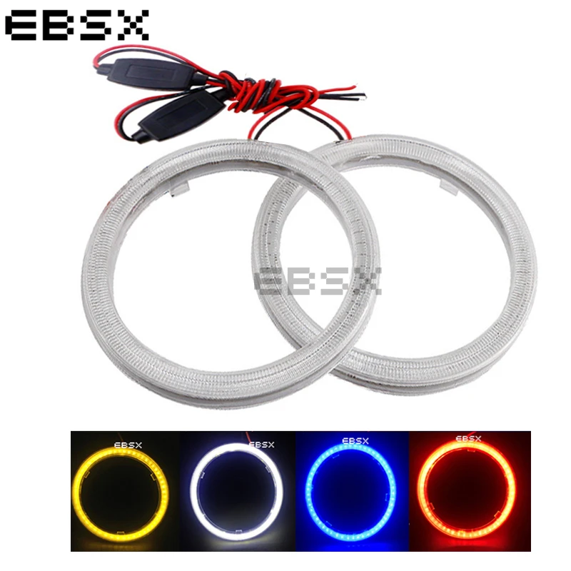 EBSX 2 шт. COB светодиодный противотуманный светильник с ангельскими глазами для