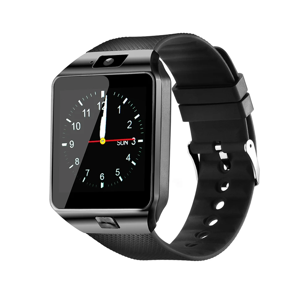 DZ09 Смарт часы Цифровые Наручные с для мужчин Bluetooth SmartWatch поддержка SIM карты памяти