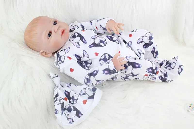 55 см полный корпус силикона Reborn baby boy 2" Реалистичная Bebe новорожденная кукла игрушка милый ребенок подарок на день рождения Водонепроницаемая игрушка для купания