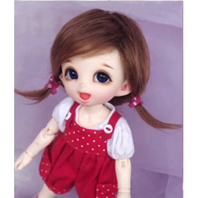 [Wamami] коричневый шерстяной парик средней длины волосы Ae Pukifee Lati 1/12 1/8 1/4 1/3 1/6 SD DZ AOD BJD