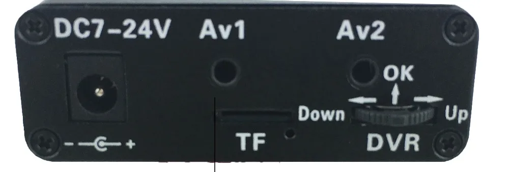 Aomway 5 8G 48CH Аудио Видео AV двойной приемник DVR разнообразие RX с 6dbi антенной Pancel для