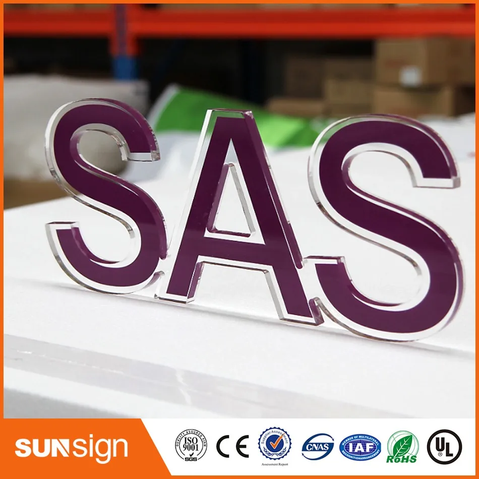 Custom advertising acrylic signage Wholesale business signs letters | Электронные компоненты и принадлежности