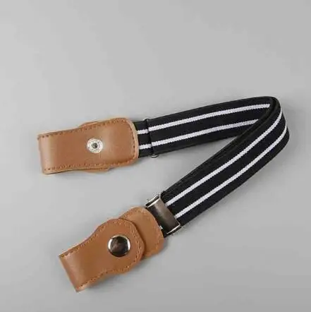 kid belt2 Пояс без пряжки для джинсовых брюк, платьев, без пряжки эластичный пояс на талии для женщин/мужчин, без выпуклостей, без проблем пояс на талии - Цвет: kid belt2