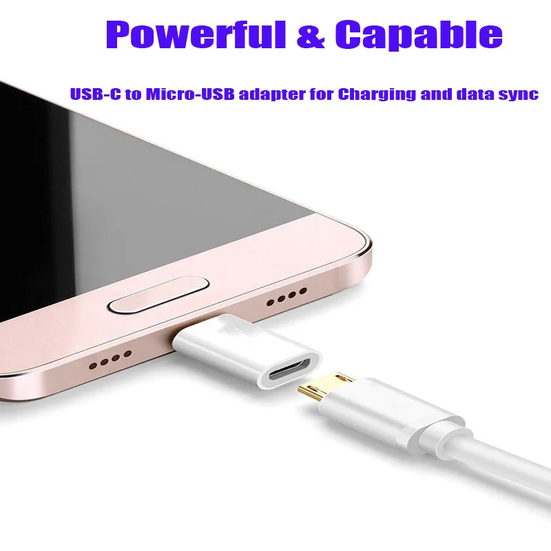 Адаптер USB Type C с поддержкой OTG конвертер к Micro для Samsung S9/S9 + S8/S8 Google Pixel 2/Pixel 2
