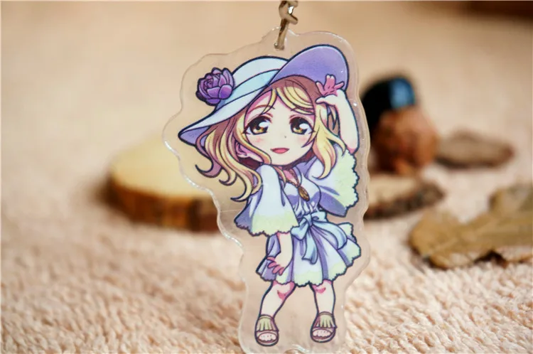 9 шт./компл. аниме LoveLive! Брелок с кулоном Love live Flower Girls Nico Maki | Украшения и аксессуары