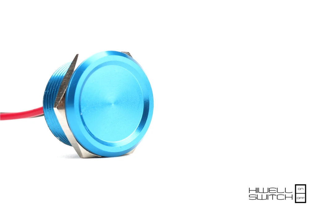 25 мм алюминиевый анодированный пьезо переключатель (Rohs CE) 5 видов цветов