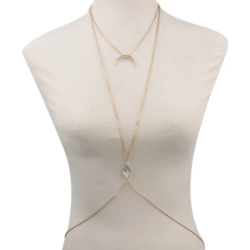 Женское Ожерелье с Луной и животом | Украшения аксессуары