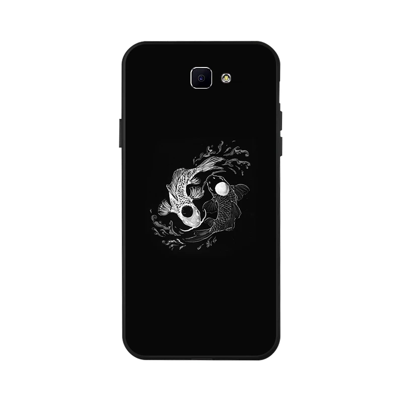 Чехол для Samsung Galaxy J5 Prime мягкий силиконовый чехол-накладка G570F G570 черный чехол |
