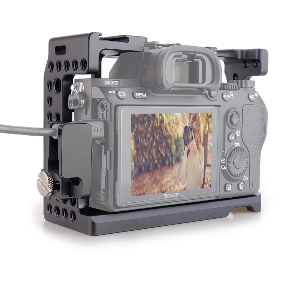 MAGICRIG клетка для камеры с HDMI Кабельный Зажим для sony A7RIII/A7RII/A7SII/A7MII/A7III/A7I камеры для быстрого расширения Комплект