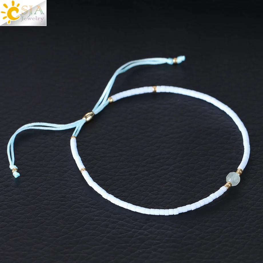 Японский браслет с бусинами Миюки CSJA 2020 популярный женский на удачу мини для