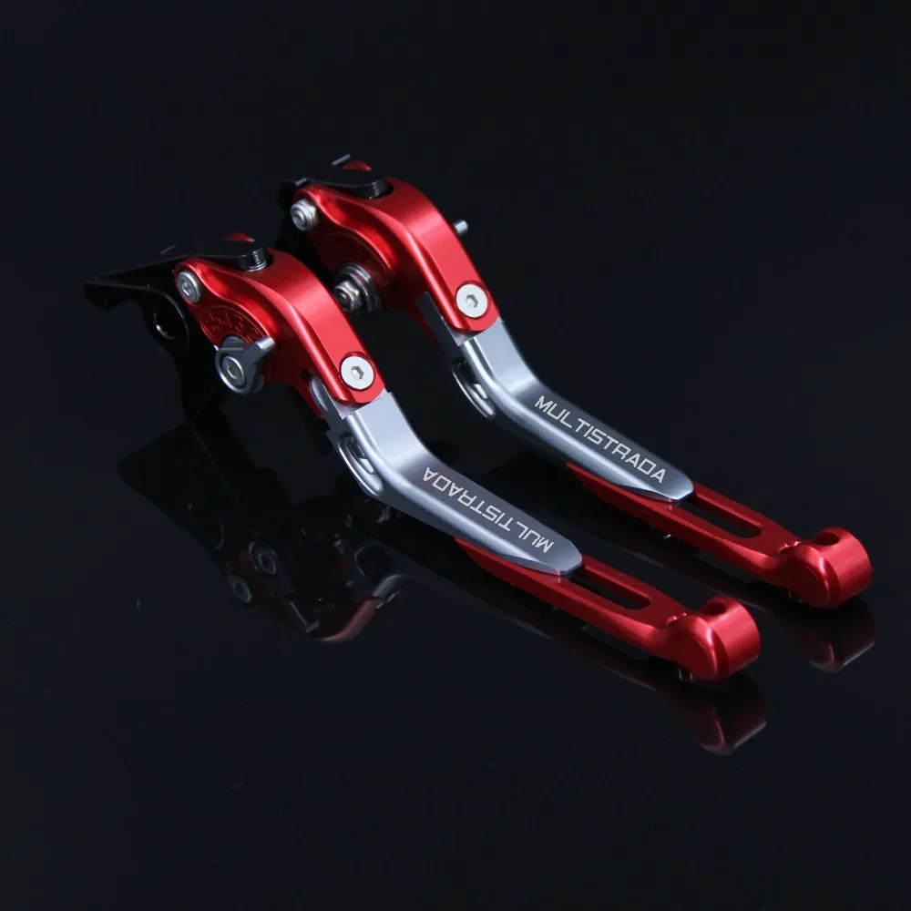 Рычаги тормозной муфты RiderJacky LOGO MULTISTRADA для мотоцикла с ЧПУ Ducati 1200/1260/S/GT 2010 2018 2017