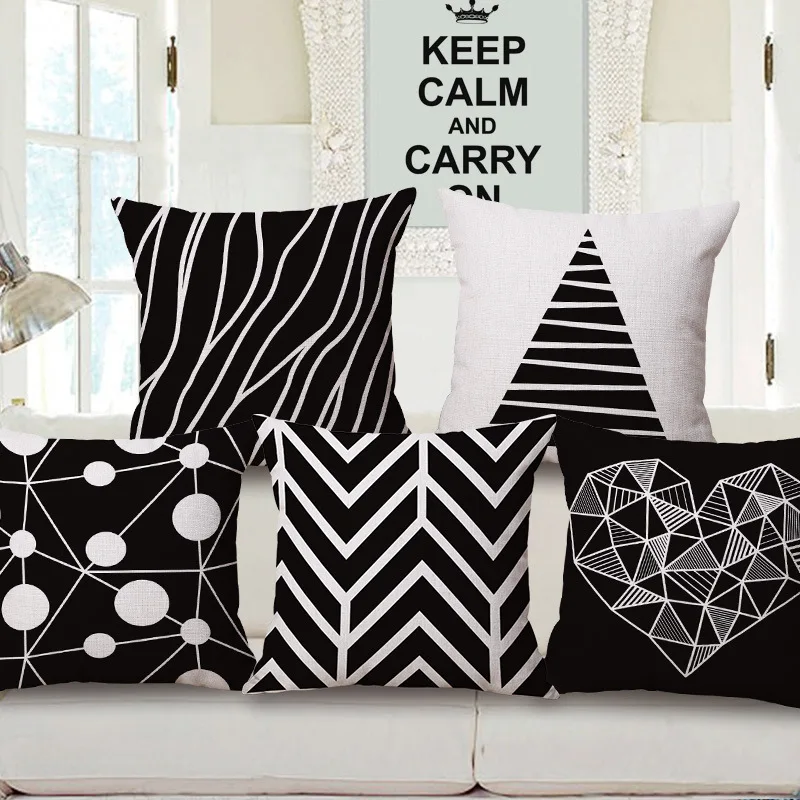 

Хлопковое постельное белье для дома декоративное Подушка Чехол украсить для диванных подушек, наволочки для подушек, квадратной формы разм...