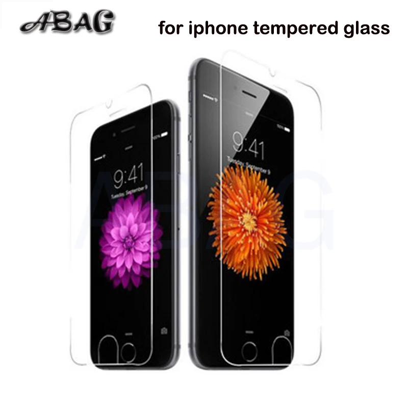 100 шт. для iphone 8 7 6 plus закаленное стекло Защита экрана Защитная пленка 5s без