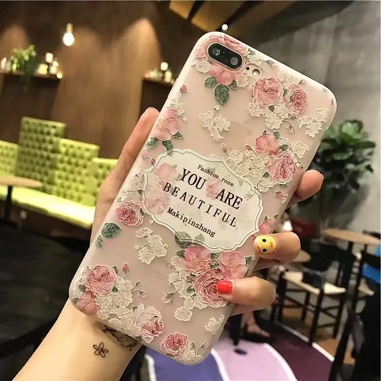 Для Apple iPhone 5 5S SE Роскошный чехол на 6 6S 6 Plus 6S Plus Мягкий ТПУ чехол для телефона для iPhone 7 7 Plus задняя крышка iPhone 8 8 Plus X - Цвет: 1