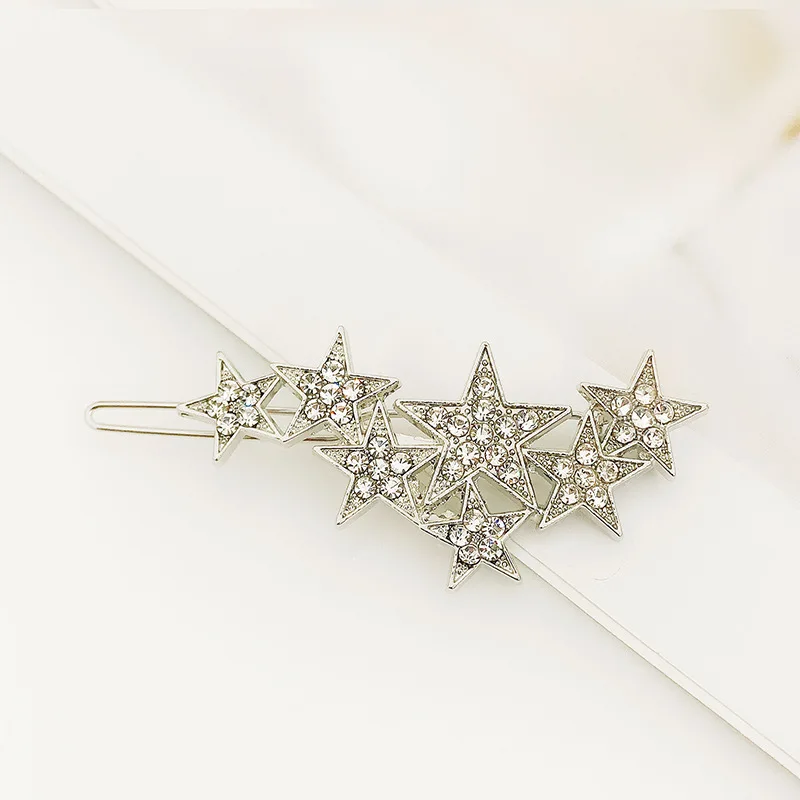 Женские заколки для волос со звездами золотого/серебряного цвета | Красота и