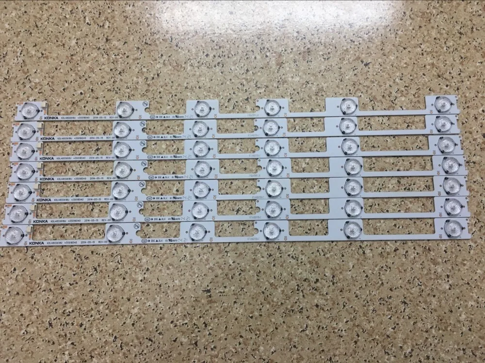 25 шт./лот оригинальные светодиодный светодиодные полосы работающие для KONKA KDL48JT618U