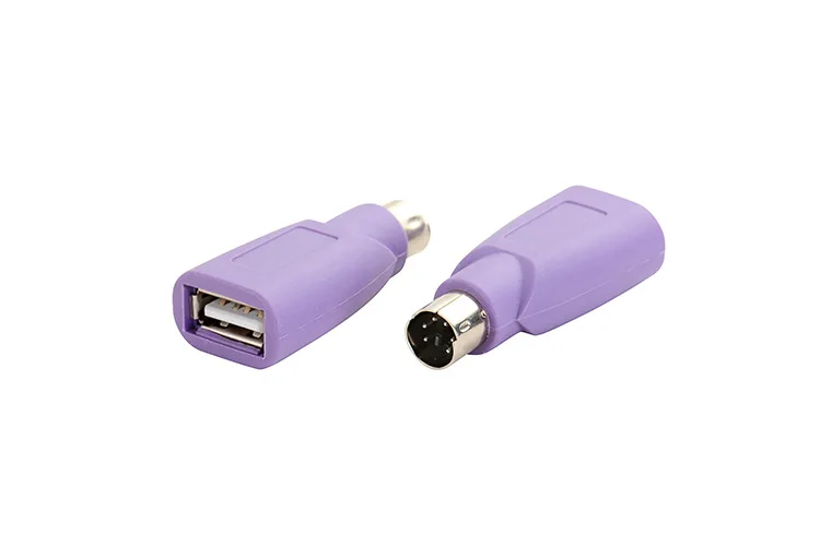 20 шт. Переходник USB мама в PS/2 6-контактный порт папа для PS2 клавиатуры мыши |
