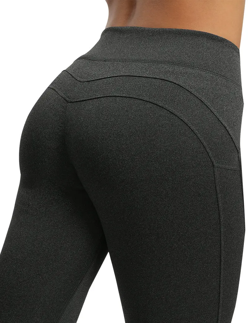 1SpeckleBlack CHRLEISURE спортивная одежда пуш-ап женские леггинсы Тренировка Фитнес Леггинсы Сердце лоскутное дышащее Jegging женские брюки - Цвет: 1SpeckleBlack