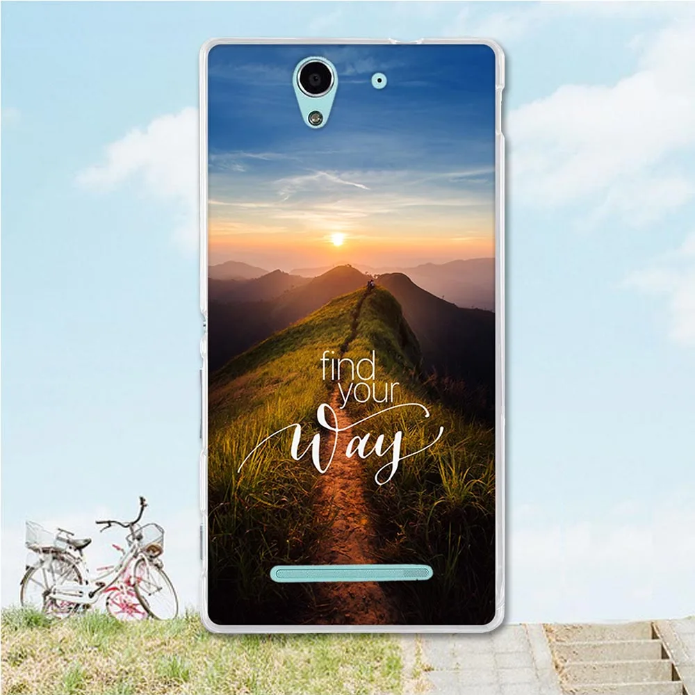 ТПУ мягкий чехол для флип sony Xperia C3 чехол для телефона D2533/C3 Dual D2502 coque fundas чехол с изображением животных для sony c3 - Цвет: 22