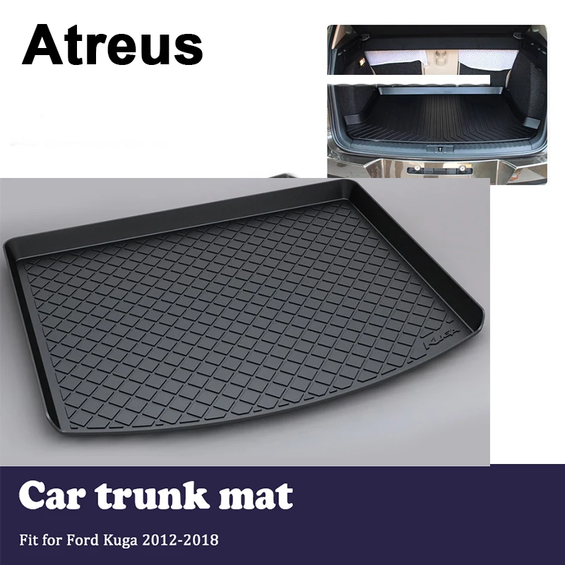

Atreus грузовой напольный коврик для багажника автомобиля, защитное одеяло для Ford Kuga 2012 2013 2014 2015 2016 2017 2018