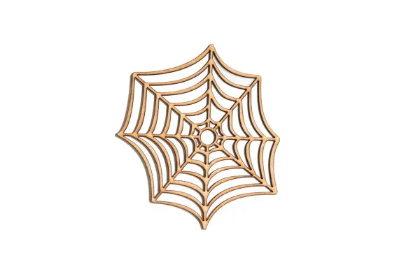Деревянная паутина-Хэллоуин Лазерная резка фанера ремесло поставка паутина | Дом