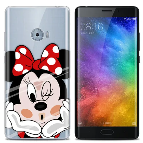 For Xiaomi Mi Note 2 case Original xiaomi mi note cover TPU back soft transparent 3D Curved 5.7&quot |
