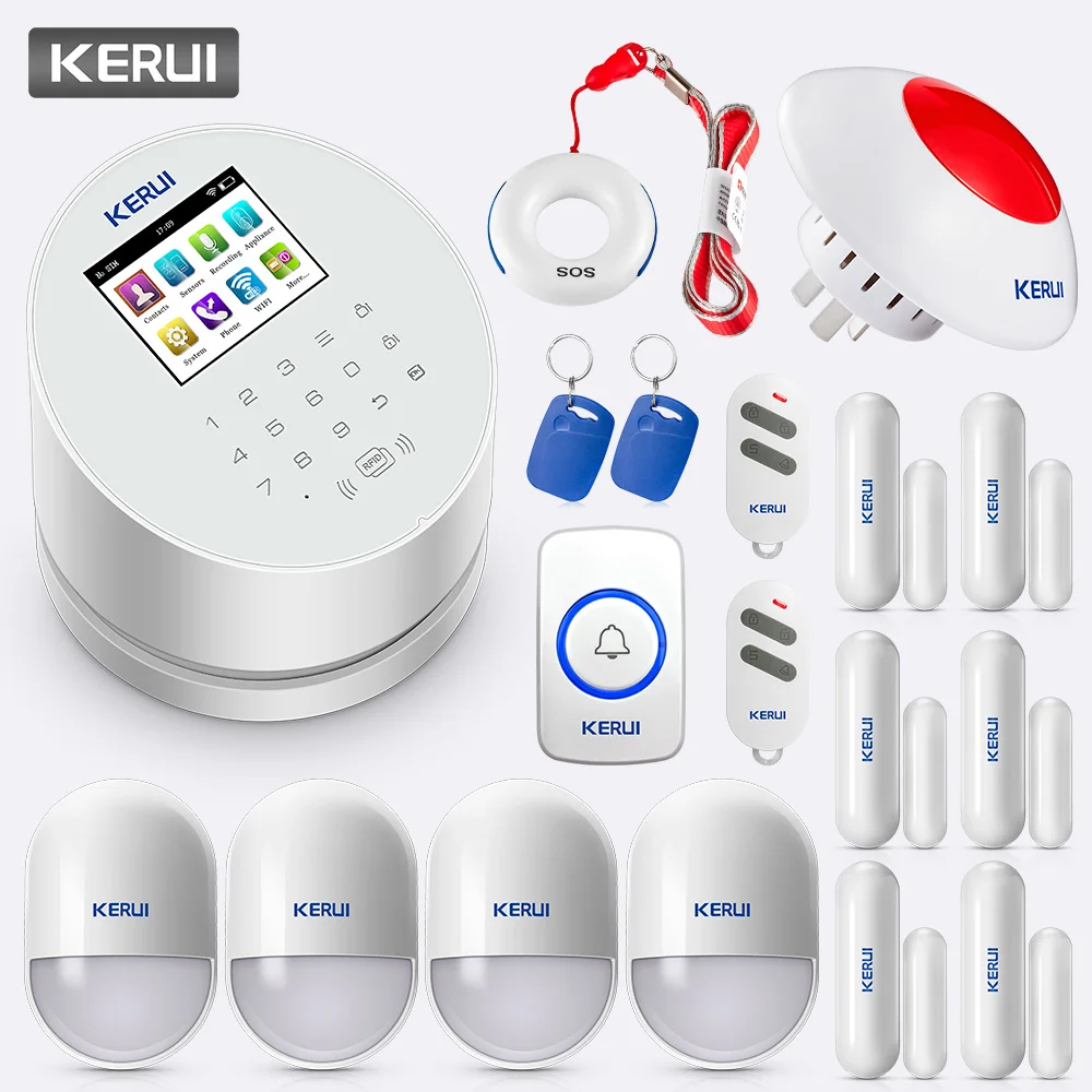 KERUI 2 4 дюймовый экран приложение дистанционное управление беспроводной домашней