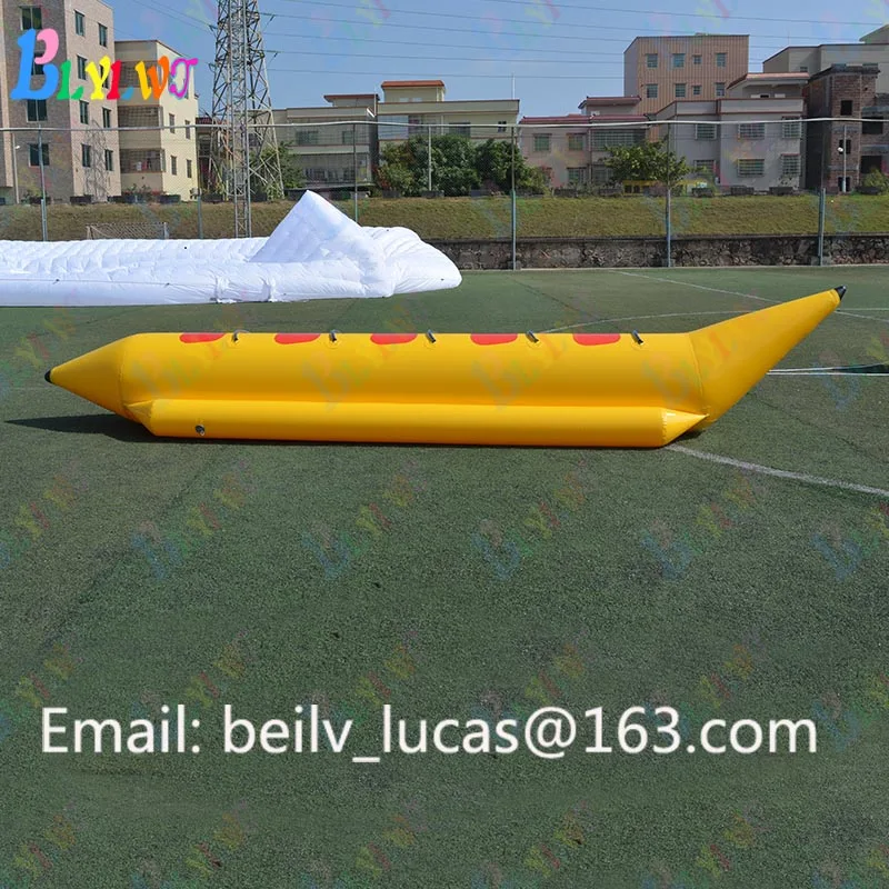 Надувная лодка-Акула надувная Банановая лодка 5 сидений водный надувной поплавок