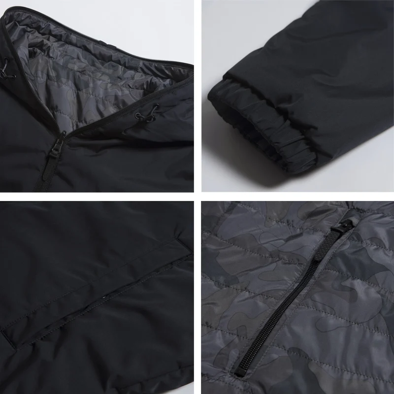 ICEbear2019 Новые мужские куртки в дважды носить ветрозащитная теплая куртка высокого