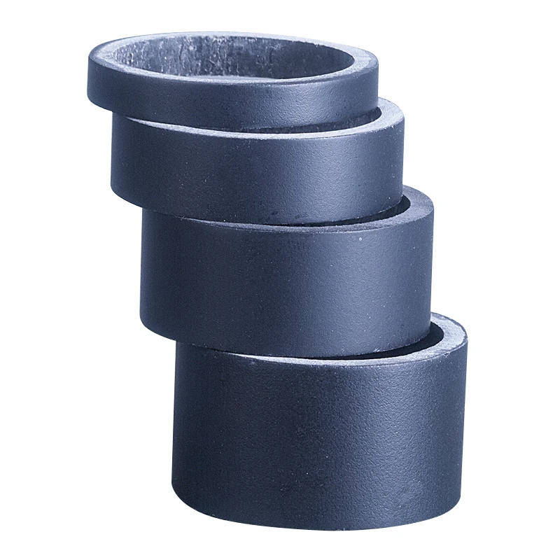 4 шт./компл. матовая черная углеродная волоконная шайба велосипедные прокладки