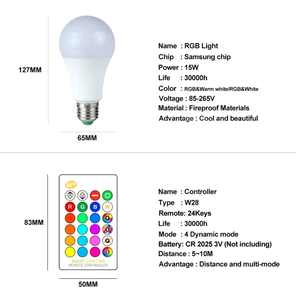 Светодиодный светильник RGB 5 Вт 10 15 85 265 в перем. Тока|Ночники| |