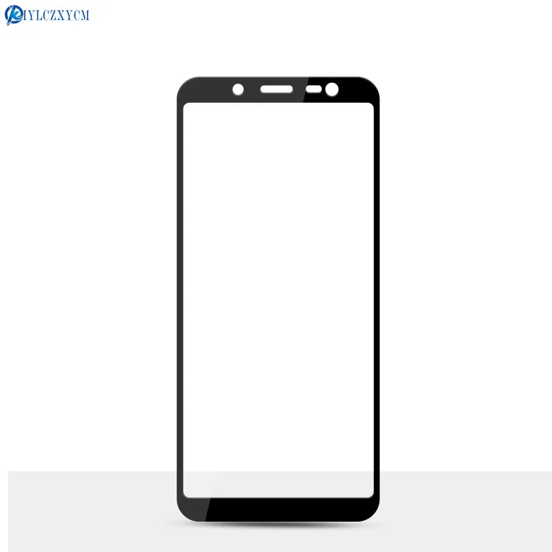 Защитная пленка KIYLCZXYCM Full coverage из закаленного стекла с покрытием 2.5D и твердостью 9H для Samsung Galaxy J6 J7 J8 2018, 5 шт. на упаковку.