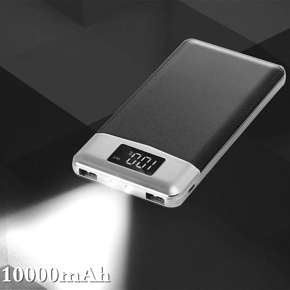 Внешний аккумулятор 10000 мАч внешний для Xiaomi портативное быстрое зарядное