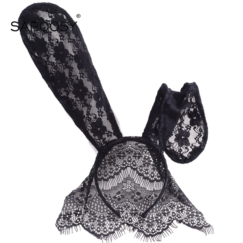 SAROOSY пикантные Bunny Ears Головные уборы модная вуаль маска для глаз аксессуары
