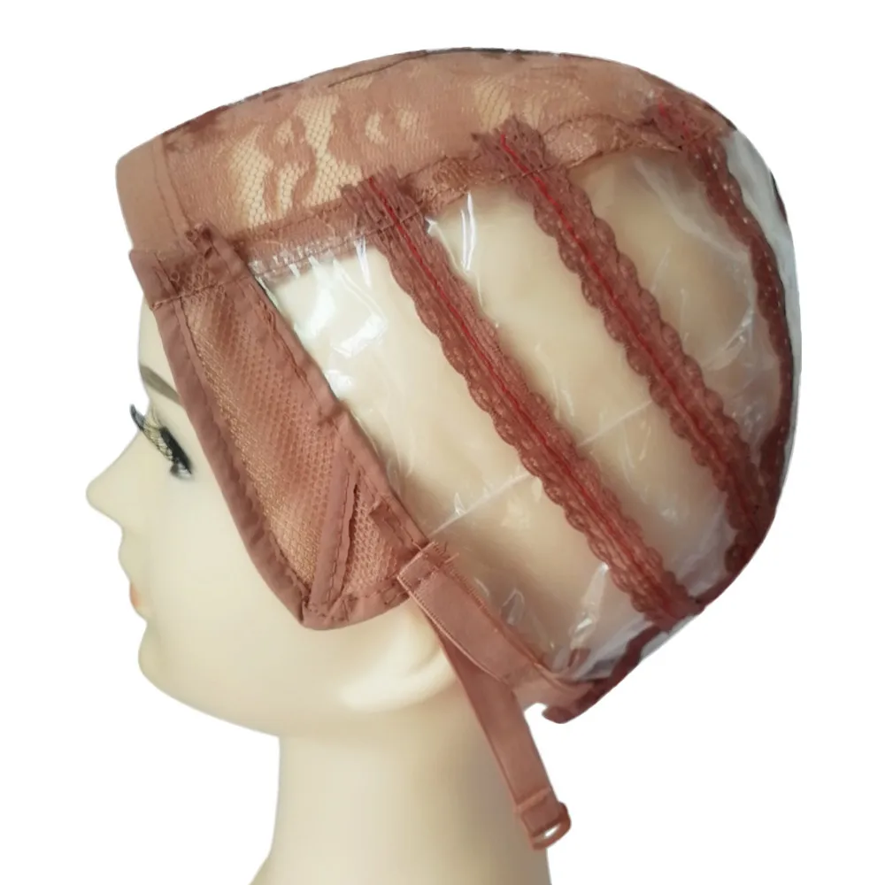 Парик Кепки делая эластичный дышащий стрейч сетки s ткачества задний