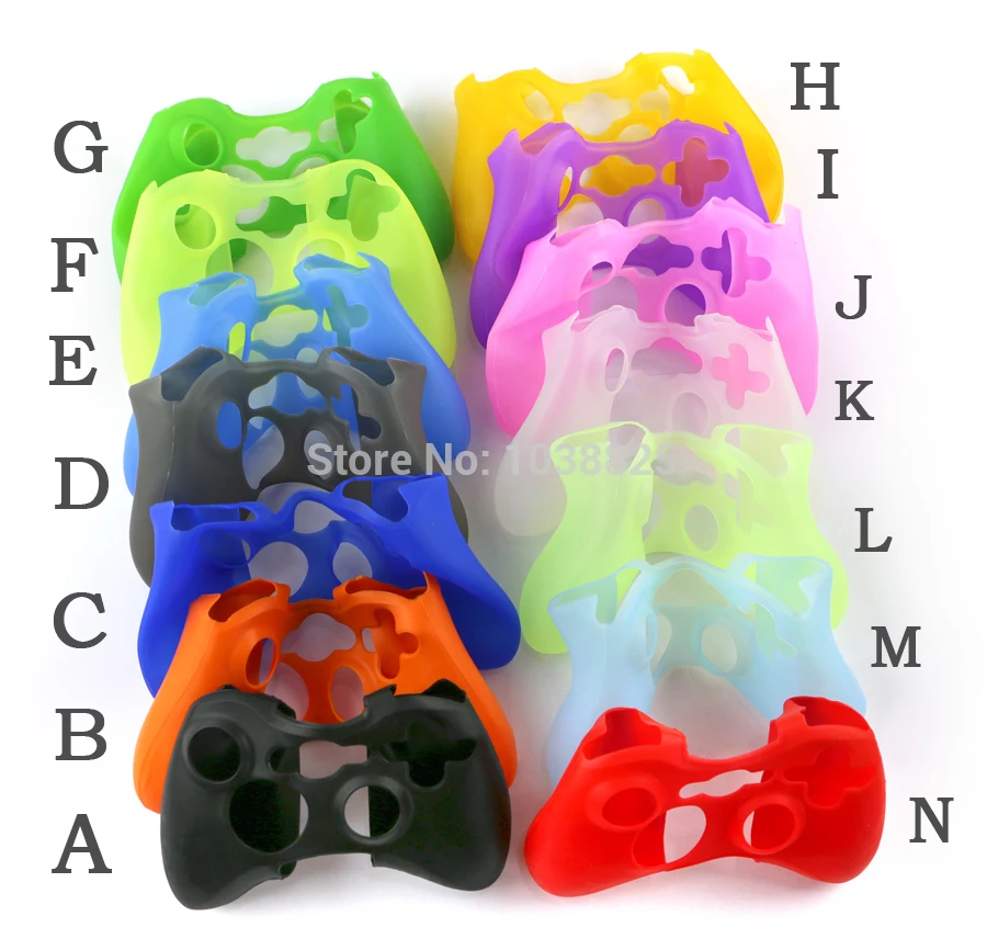 Многоцветный силиконовый защитный чехол для геймпада Xbox 360 14 цветов | Электроника