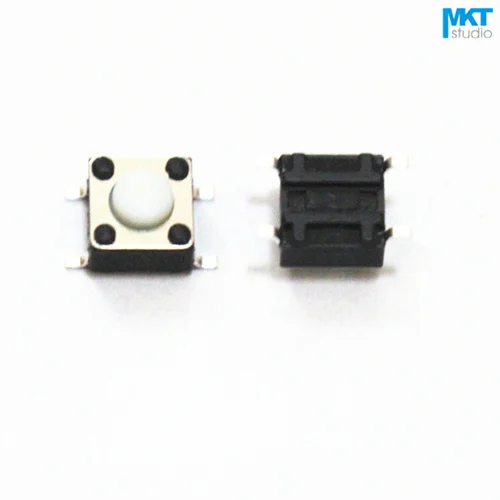 100 шт. 6*6*6/6,5/7/7,5 мм SMD Micro кнопочный тактильный Такт Электронный переключатель коричневый синий черный, красный с открытыми пальцами; цвета оранжевый, зеленый, цвет: желтый, белый