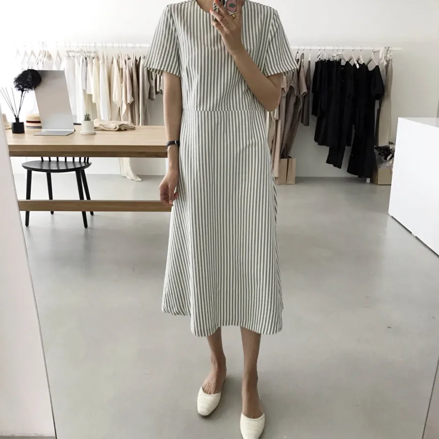 Женское летнее длинное Полосатое платье с повязкой, Vestidos с поясом, повседневное облегающее зеленое платье, Femme Sukienki Vestiti Donna